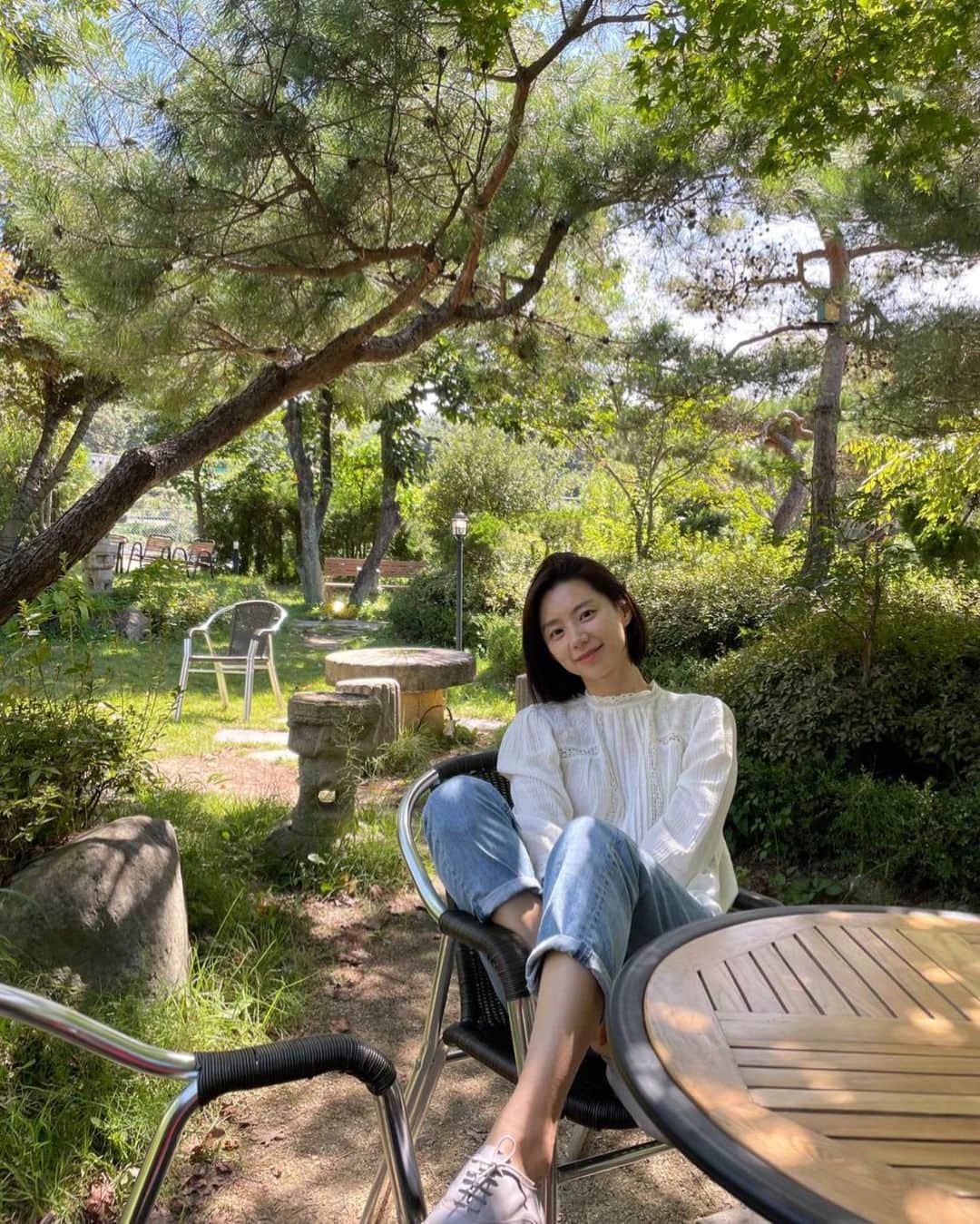 パク・スジンのインスタグラム：「🍀」