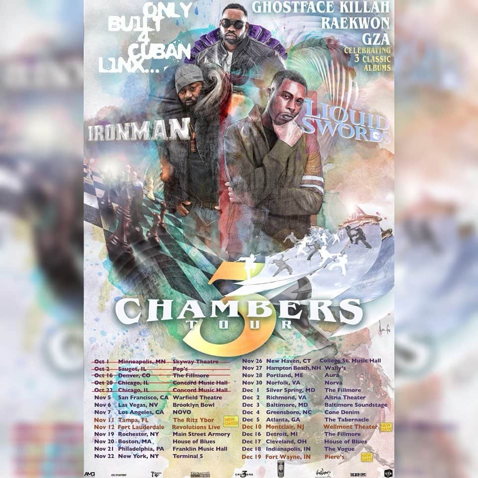 レイクウォンのインスタグラム：「Updated Tour Dates!!!! Get ya tickets now!! #3ChambersTour」