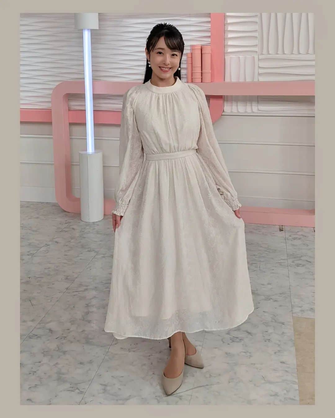米澤かおりさんのインスタグラム写真 - (米澤かおりInstagram)「. 一週間の衣装です👗　  #smeralda  #poolstudioalivier #antissu   ･+････+････+････+････+･  これまで報道フロアにいましたが 今週に入ってスタジオに移りました📺 おはよん出演者全員が 一緒の場所からお伝えしています🙌 ソーシャルディスタンスなど 感染対策はこれまでと変わりませんが 同じ空間にいられるのが こんなにうれしいことなのかと 毎日にこにこしています💕」11月5日 17時57分 - kaoriina67