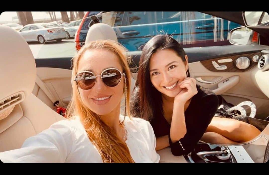 矢吹春奈のインスタグラム：「It was so much fun to spent time with you @mukusuna  I love your energy, way of your think, and your soul. ✨💗✨ 11.4.2021」