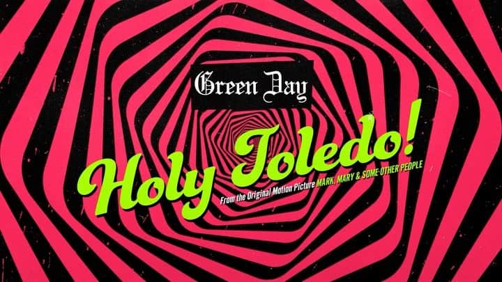 Green Dayのインスタグラム：「Damn right we're tearing it up tonight 😏 turn up "Holy Toledo!" from @markmaryandsomeotherpeople and let the fun begin 🎸🔥🎶 PS. the film is out in theaters + on demand NOW, go check it out!! 🎥」