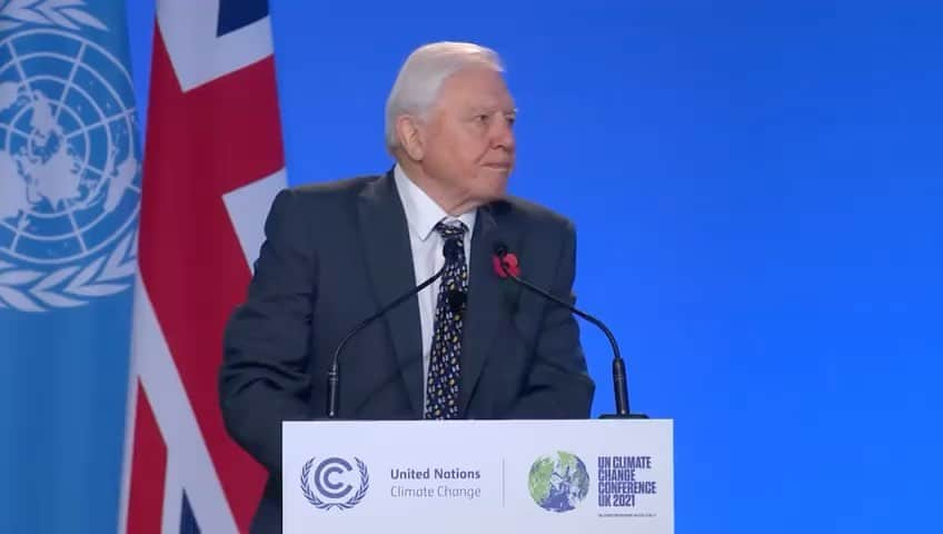 ミロスラヴァ・デュマのインスタグラム：「Every leader at the huge United Nations conference on climate change known as COP26 says that climate change is an existential threat that needs to be addressed immediately.  For 50 years the remarkable economic progress the world had made had been happening at the expense of the long term livability of the earth.  The exponential increase in carbon emissions from 5 Billion tones of co2 per year in 1950 to 35 BT in 2017 happened concurrently with the global population explosion from 2.5 bln people in 1950 to almost 8 bln people today.  The reminders are all around us every day in extreme weather events, from floods to hurricanes to wildfires and droughts, which throw the economy into a tailspin over and over again, displacing people, destroying homes and businesses and costing billions of dollars each time. And this is all on top of the global pandemic.   “We need to rewrite our story to turn this tragedy into a triumph. We are after all the greatest problem solvers to have ever existed on Earth. We now understand this problem. We know how to stop the number rising and put it in reverse. We must halt carbon emissions this decade.” - from Sir David Attenborough powerful speech to COP26 leaders: “ The World is looking to you”. #cop26 #cop26glasgow @unitednations @cop26uk」