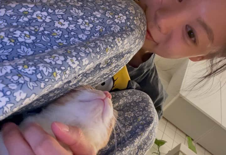 ユン・ジウォンのインスタグラム：「잼잼이랑💕」