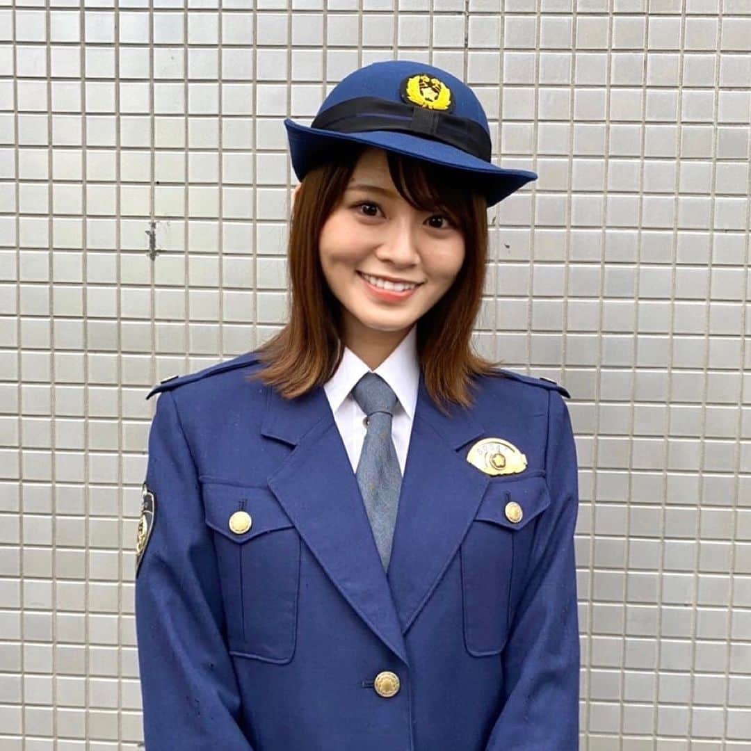 山崎怜奈さんのインスタグラム写真 - (山崎怜奈Instagram)「👮‍♀️ 警察庁 特別防犯支援官として、ポスターの撮影に参加させていただきました！」11月5日 23時10分 - rena_yamazaki.official