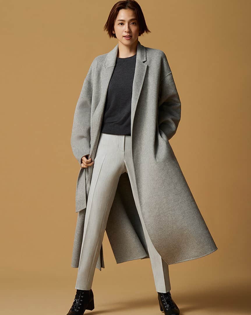 PLST（プラステ）さんのインスタグラム写真 - (PLST（プラステ）Instagram)「"中村アンさんが着る、洗練アウター"  秋冬ファッションの主軸となるコート。 タイムレスなデザインながら、今年らしくカッコよく着こなすことができるアイテムをご紹介。  #Style02 エフォートレスなムードが漂う、リバーコート  🏷ウールブレンドリバーコート ¥21,000  ✔︎ 軽やかで高級感のある、一枚仕立て ✔︎リラックスした気分で羽織れるコートは、ウエストベルトを結ぶと品のある着こなしに ✔︎サイドスリット入りで、ゆるやかに広がるAラインシルエットがエレガント  アイテムの詳細は、商品タグ付けまたは、オンラインストアの商品ページをチェックしてみてください！」11月6日 12時33分 - plst_official