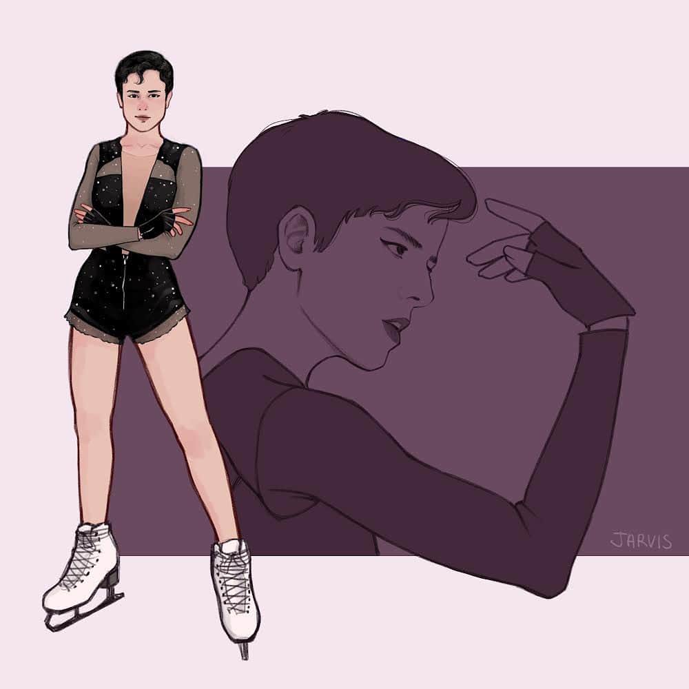 のインスタグラム：「Si fuera un personaje de cómic, cómo se llamaría? 🤔🦸🏻‍♀️ Venga, os leo 🤓👇🏼  Esto es lo que pasa cuando te llegan ilustraciones como estas salidas del talento de estas chicas… Que te ves salvando el mundo al lado de Batman!! 😎🥷🏼✨  🎨Las artistas a seguir: 1- @jarvis.ap  2- @hey.its.soosa   GRACIAS❤️‍🔥」