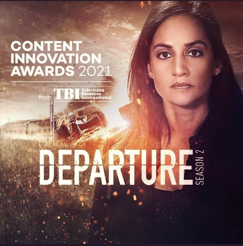 アーチー・パンジャビのインスタグラム：「Congratulations to everyone who worked on @departure _tv Just finished wrapping on Season 3! 🛳」