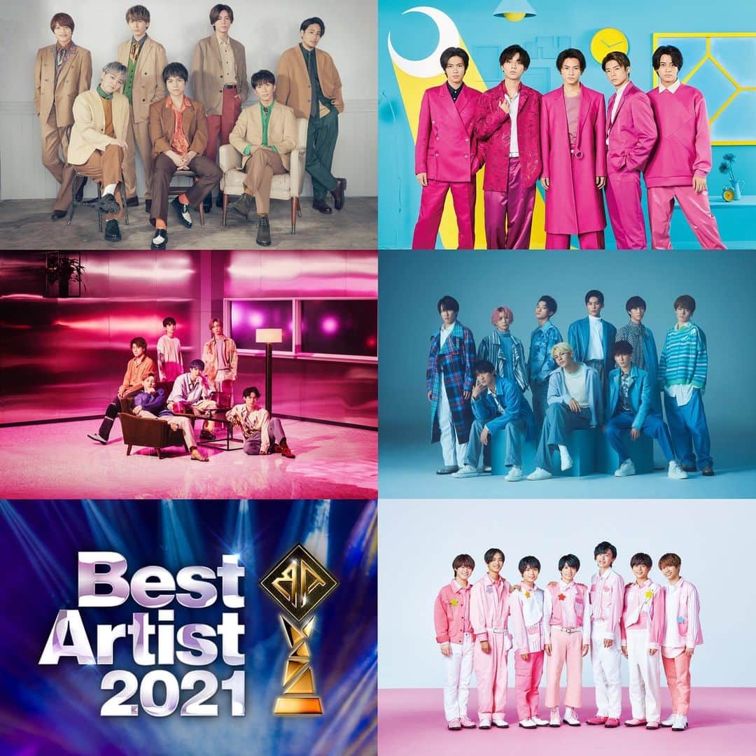 日本テレビ「The Music Day」のインスタグラム：「. 出演者第二弾💖 ジャニーズWESTさん King & Princeさん SixTONESさん SnowManさん なにわ男子さん 😻😻 11月17日水曜日よる7時から ライブ✨🎵熱狂しましょう♬ 生のライブを一緒に体感しましょう‼️ #ベストアーティスト #一週早い」