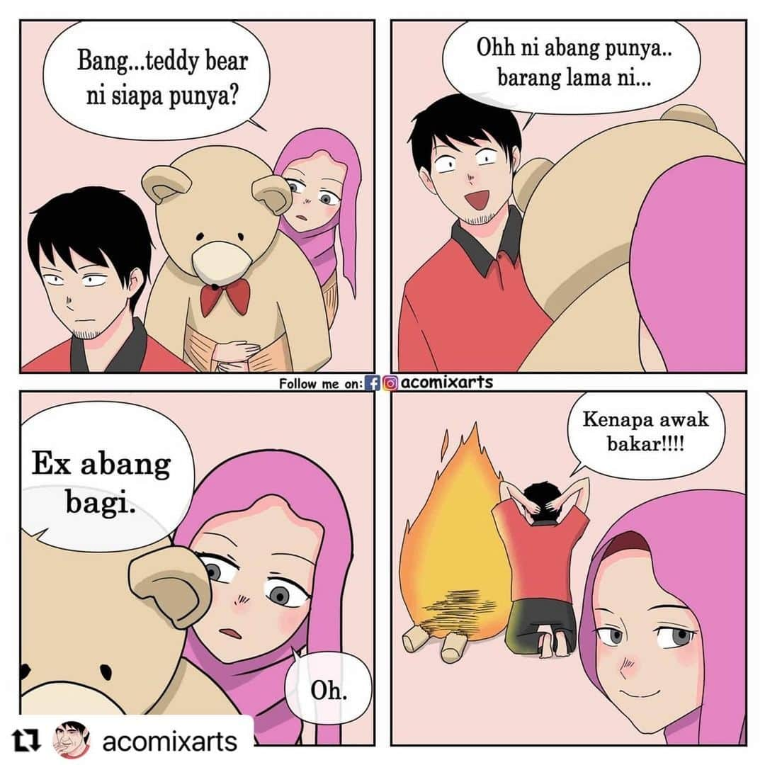 Koleksi Komik Malaysiaさんのインスタグラム写真 - (Koleksi Komik MalaysiaInstagram)「#Repost @acomixarts with @make_repost ・・・ Bakar girls...jangan tak bakar... . . NAK BACA LAGI KOMIK BEST? Follow @acomixarts . Terima kasih pada yang sudi LIKE & FOLLOW korang memang awesome! . #komik #komikmalaysia #kartun #doodle #nakpesan #jentikhati #motivasidiri #kartunmalaysia #komikcomel #komikmuslimah #komikindonesia #koleksikomikmalaysia #nakbebel #gengkomik #naksentap」11月7日 17時08分 - tokkmungg_exclusive