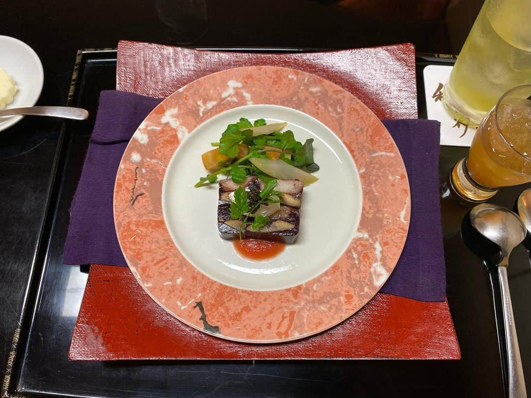 浅本美加のインスタグラム：「和ふらんす 神田川  It was a great dinner  Thank you as always   #和ふらんす神田川#frenchcuisine#프랑스요리」