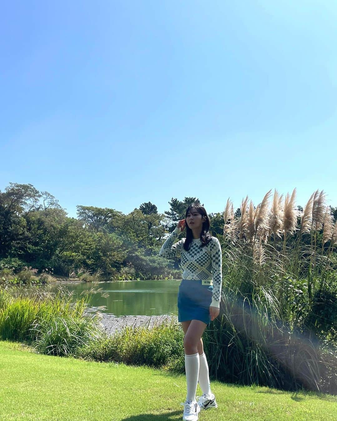 ユリ さんのインスタグラム写真 - (ユリ Instagram)「🏌🏻‍♀️⛳️♥️   @lecoqgolf_kr  #르꼬끄골프」11月7日 12時49分 - yulyulk