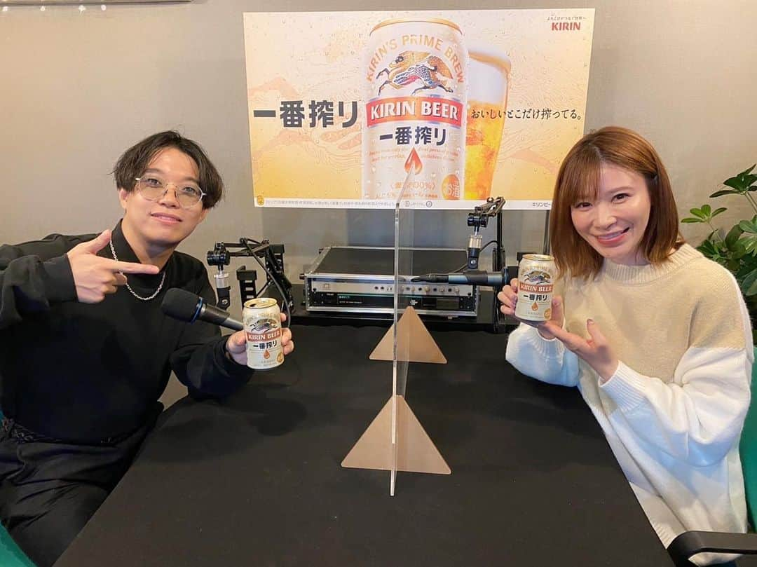 手島優さんのインスタグラム写真 - (手島優Instagram)「・  Lucky FM「一番搾り presents JUVENILEのINTERWEAVE」   11月7日(日) 18時30分～19時00分✨  一番搾りは本当に飲みやすくて飽きのこないスッキリとした味が大好き🍺 ビール大好きな私としては食事の邪魔をしない味！！というのも一番搾りを選ぶポイントです🍺✨  ラジオではプライベートな事もたくさん話してます🎶  ジュブさんありがとうございました😊  #juvenile #一番搾り　#美味しい #飲みやすい　#ビール　#食事を邪魔しない味　#最高 #ラジオ　#本日　#radiko」11月7日 13時18分 - tejimayuu0827