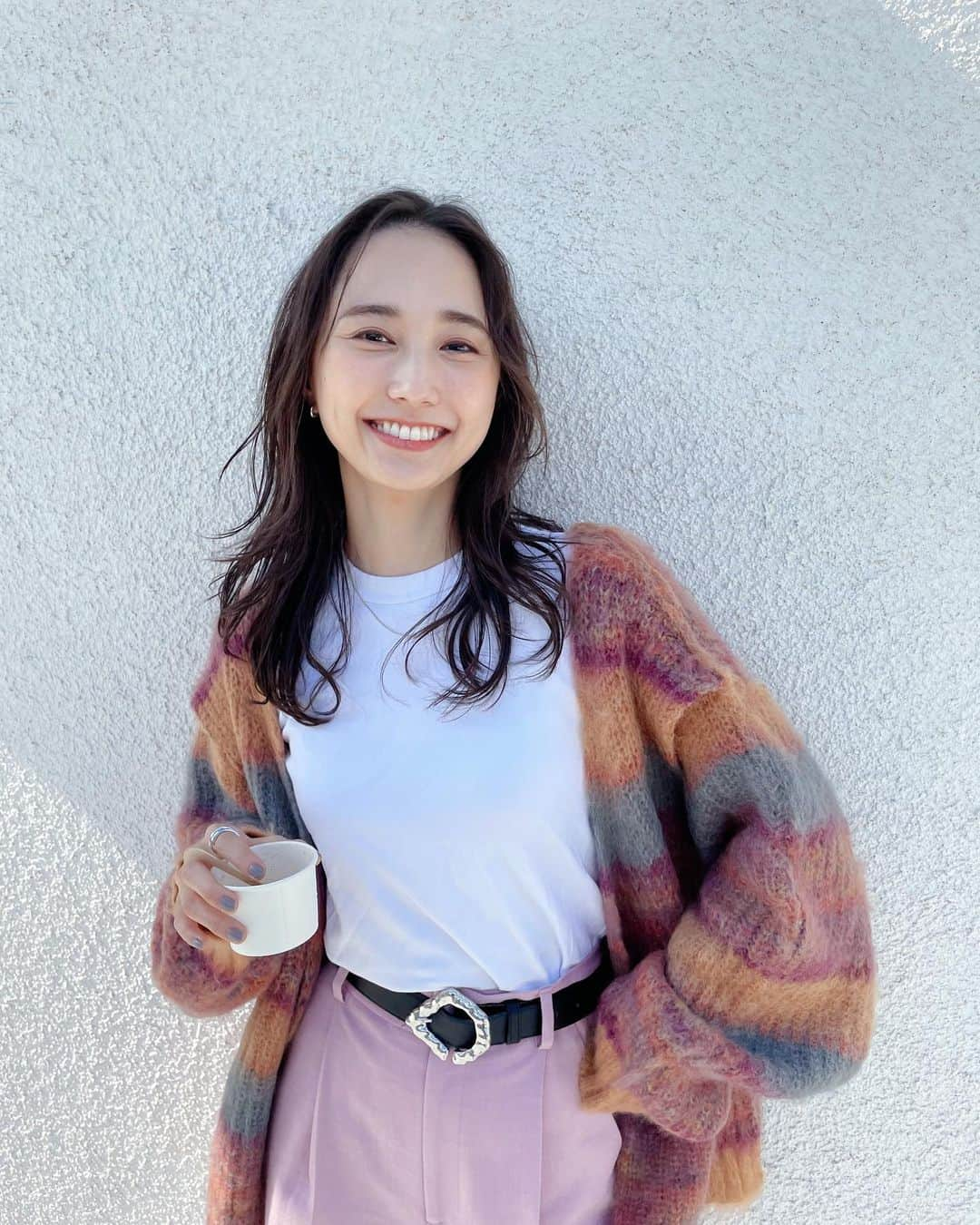 鈴木友菜さんのインスタグラム写真 - (鈴木友菜Instagram)「コーヒーも美味しかった☺️ 洋服のブランドは2枚目にタグつけました🏷 #珈琲 #私服 #perverze」10月14日 16時36分 - yuuna_suzuki