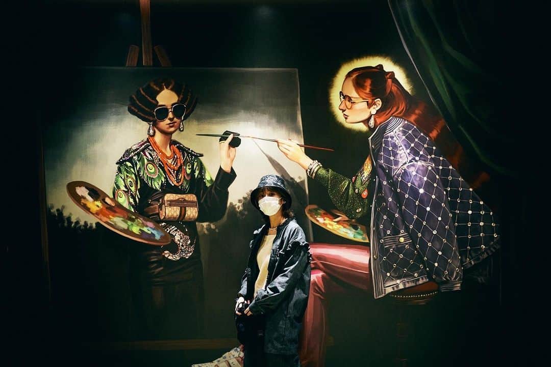 菜乃花のインスタグラム：「#guccigarden」