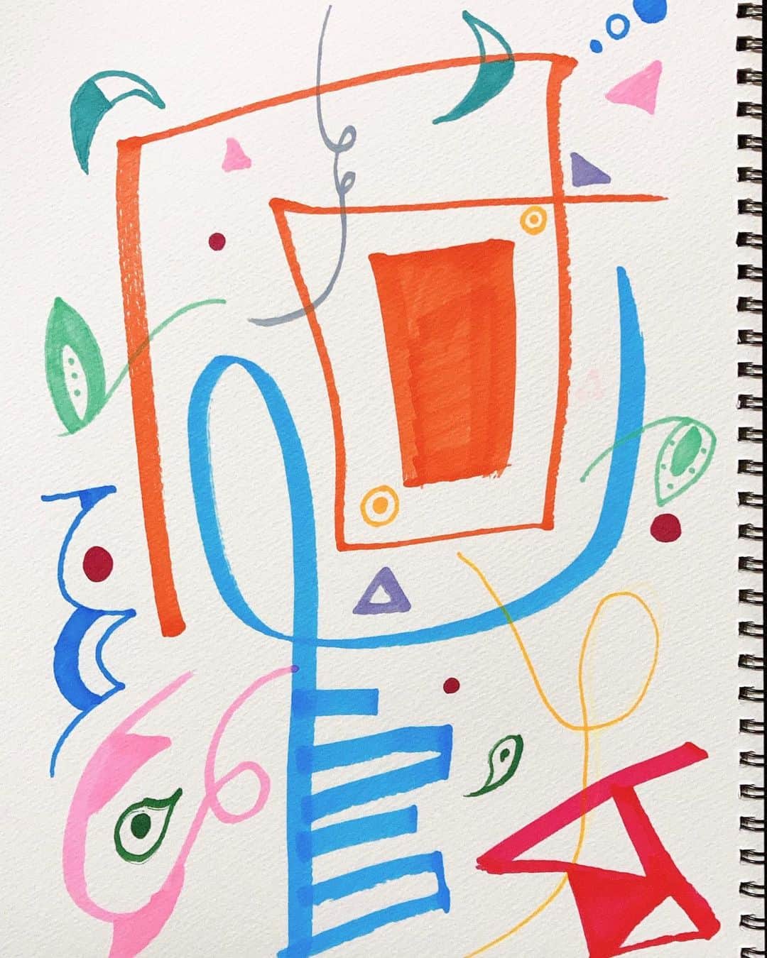 吉原茉依香さんのインスタグラム写真 - (吉原茉依香Instagram)「#painting #drawing #abstractart」10月14日 20時32分 - maika_yoshihara
