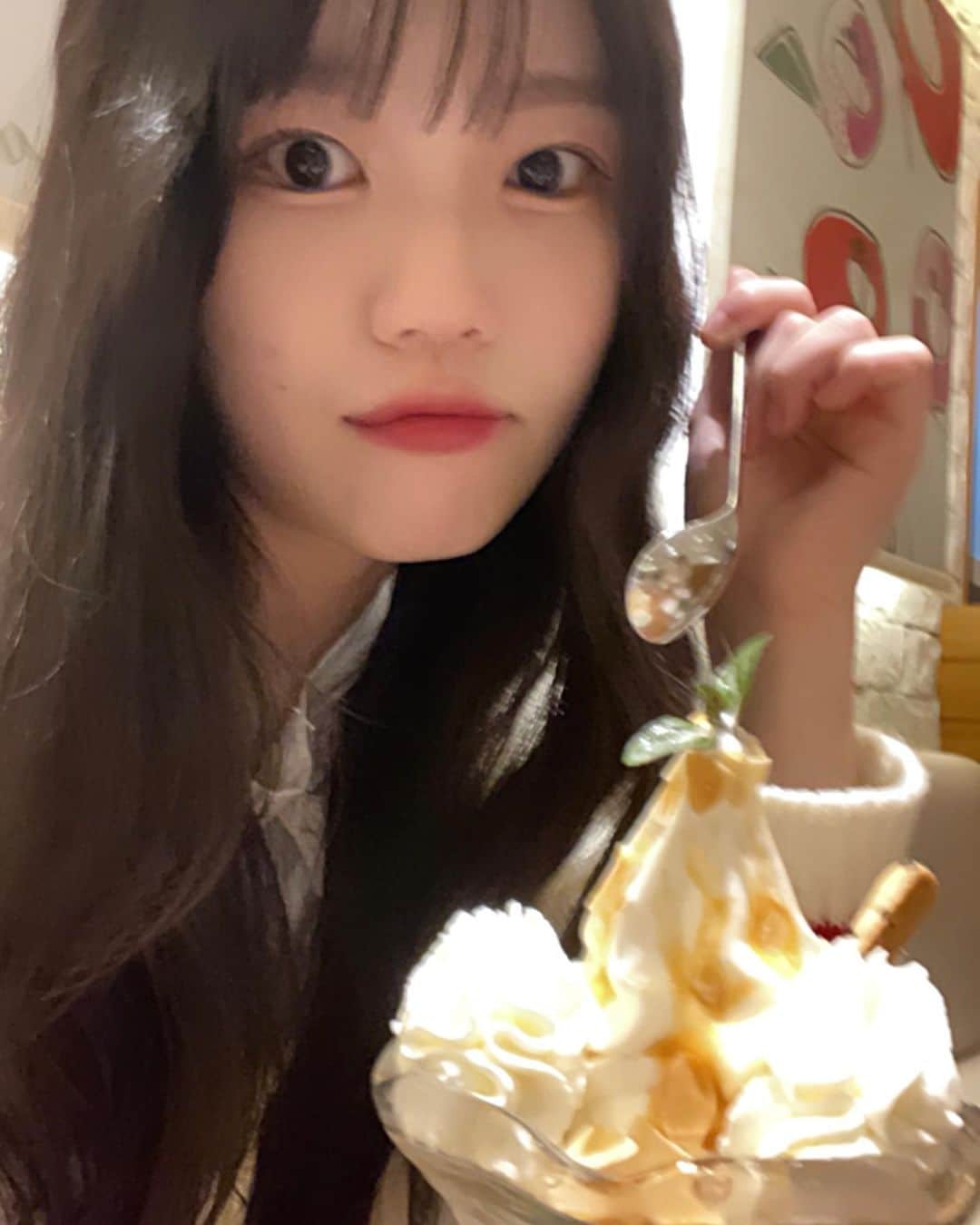 北島由菜さんのインスタグラム写真 - (北島由菜Instagram)「キャラメル&アイスクリームのパフェは間違いないよね😋」10月14日 21時09分 - yuna_kitajima