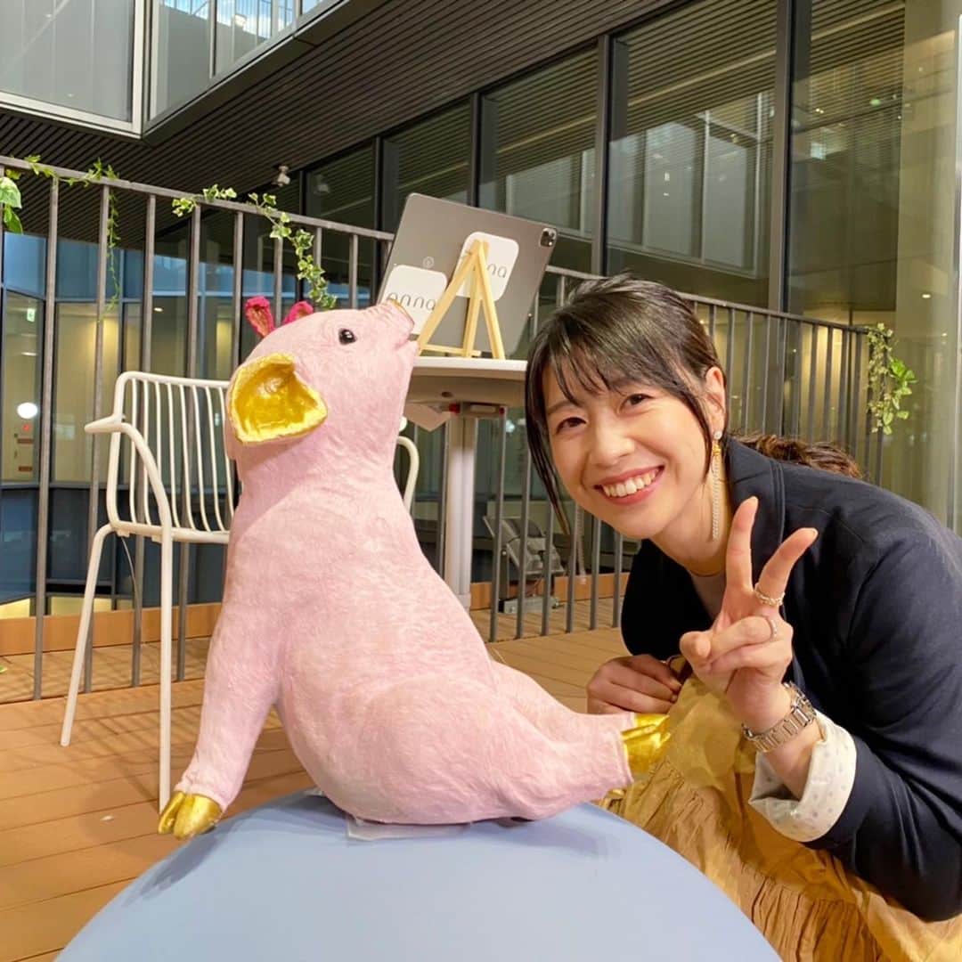 虎谷温子のインスタグラム：「昨日は　@anna_kansai_official  の収録でした！」