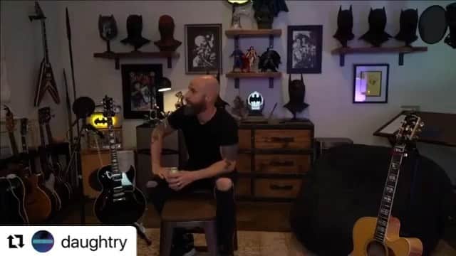 クリス・ドートリーのインスタグラム：「Not a member of our PATREON yet!!!??? THIS is the kinda stuff you’re missing! Link in bio to JOIN! #TRYBE  #Repost @daughtry with @make_repost ・・・ Join Daughtry's @patreon to see the replay of last week's live chat with @chrisdaughtry - where he breaks down how he wrote ‘Changes Are Coming’, ‘Drown In You’ and a live performance of ‘Call You Mine’. He also shares demo recordings, talks setlists, responds to questions and much more!  Keep an eye out for next Wednesday…  Replays from past chats are also available now - including @itsjoshpaul, @brian_craddock and @elviofernandez.   JOIN NOW!! 🔥🔥🔥 Link in bio   #daughtry #patreon #livechat #livestream」