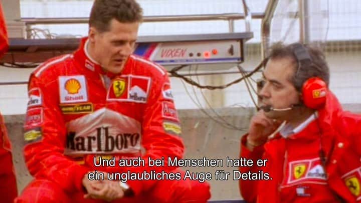 ミハエル・シューマッハのインスタグラム：「Ultimate dedication to every detail.  #SchumacherNetflix  SCHUMACHER. The documentary movie on Netflix. @b14film」
