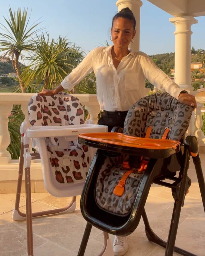 クリスティーナ・ミリアンのインスタグラム：「My AM:PM High Chair designs are here and ready to go home to you! Check out @yourbabiieofficial or yourbabiie.com to see what we have in store. 😘」