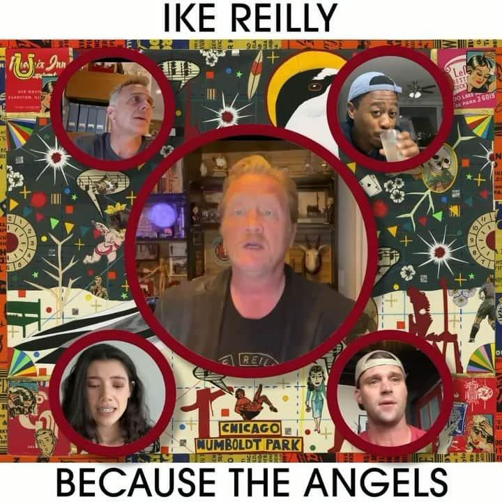 クリスチャン・ストールティのインスタグラム：「My buddy and musical hero @ikereilly has a new album out today, and it is a blazing, scorching, sonic masterpiece.  “Because the Angels” is available RIGHT NOW, and the sooner you pick it up, the sooner your life will feel complete. I’ve listened to this album literally dozens of times — it is full of surprises, quotable lyrics, songs that explode in righteous rage, songs that slyly seduce, and songs that suggest it’s possible to somehow be alright in this wildly effed-up world.  Do me a favor and CHECK IT OUT:  https://linktr.ee/IkeReilly   The Ike Reilly Assassination goes on tour NEXT MONTH!  In Chicago December 4! Be there! @mrmayo @danielkyri @joeminoso @davideigenberg @hanakogreensmith @randyflagler」