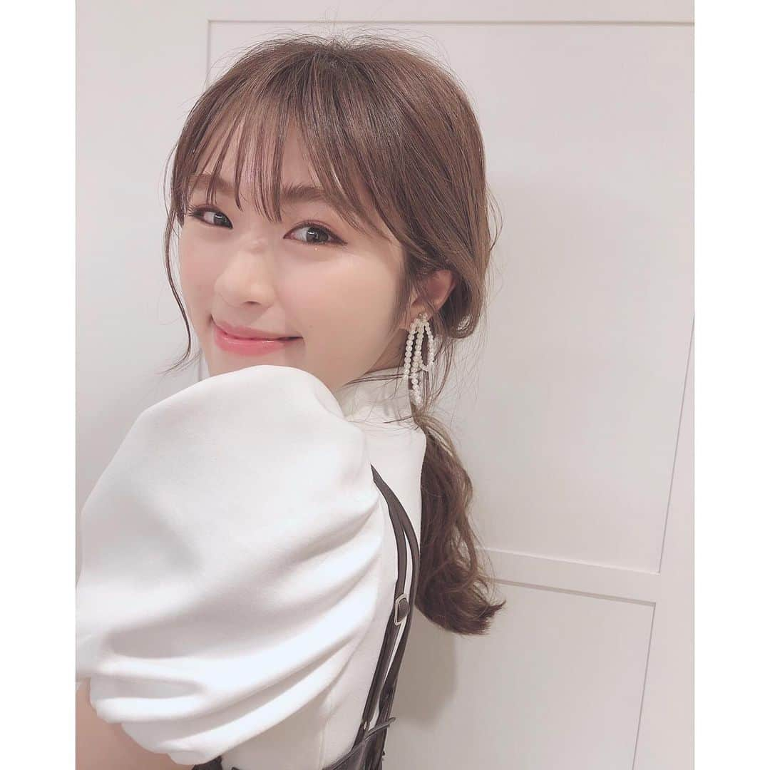 渋谷凪咲さんのインスタグラム写真 - (渋谷凪咲Instagram)「🍡  #ヘアアレンジ #おしゃれヘア #おしゃれすぎて名前はわからない #ブライダルヘア #にも使えそう✨ #ありがとうございました☺️」10月15日 21時06分 - nagisa_nikoniko