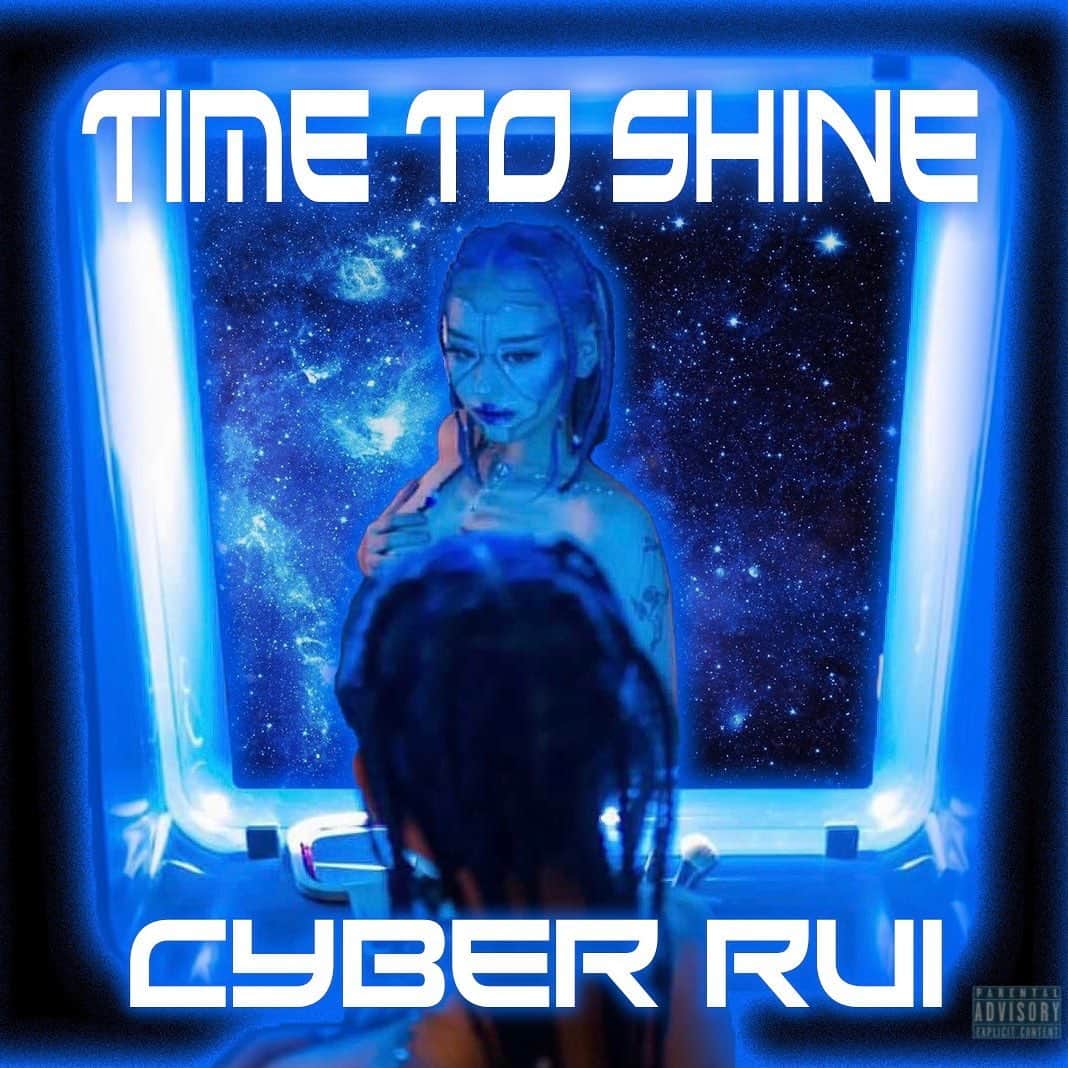 CYBER RUIのインスタグラム：「CYBER RUI 1st EP 【TIME TO SHINE】OUT NOW ON ALL STREAMINGS!!!」