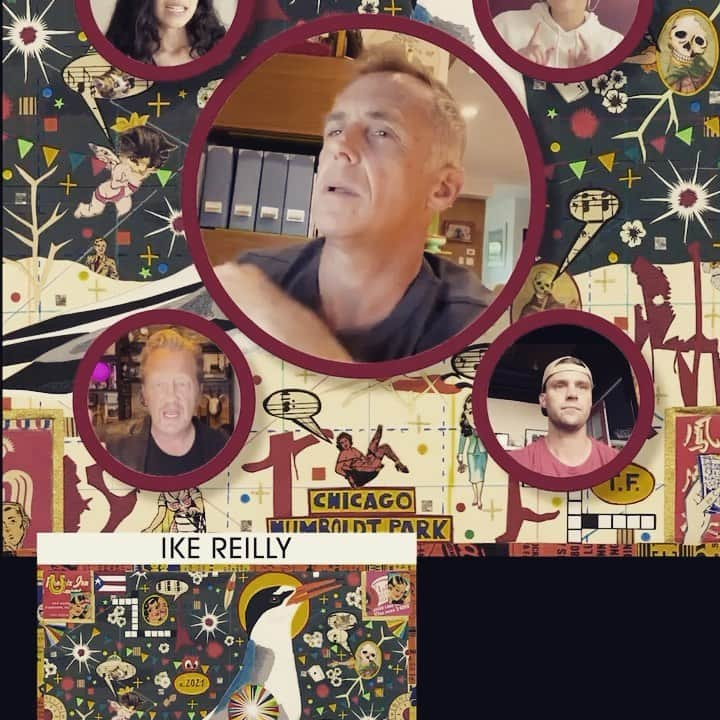 デビッド・エイゲンバーグのインスタグラム：「This is the amazing Ike Reilly!!. From our amazing city of Chicago! Please take a lookseehear… grab a copy of this treasure of an album!!! https://linktr.ee/IkeReilly @ikereilly」