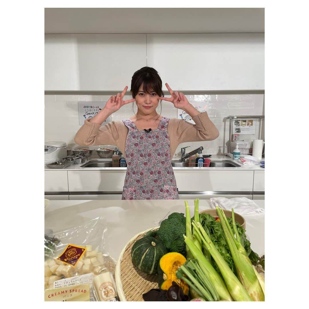 岡部麟さんのインスタグラム写真 - (岡部麟Instagram)「『とうほく未来Genkiクッキング』 お料理楽しかった〜！ドリア初めて作った！東北め、、、めちゃめちゃ良い食材揃っているじゃないか...いばらき大使さんめちゃめちゃ食材持ち帰りました！(特にチーズ🧀)」10月16日 22時34分 - beristagram_1107