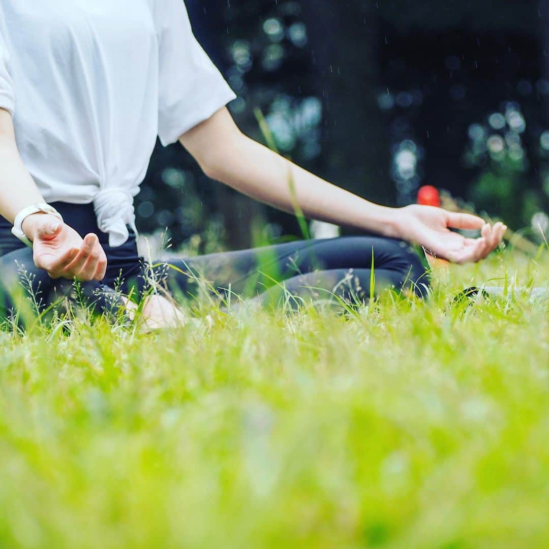 矢野冬子さんのインスタグラム写真 - (矢野冬子Instagram)「昨日は、 玄太さんのパークヨガに参加🧘‍♀️ . ほんのり雨が降ってたけど それがまた心地よく開放感が最高でした☺️✨ シールシャーサナ(三点倒立)までチャレンジ🤣 チャレンジしたもののバランスを崩して玄太さんを蹴っ飛ばしてしまい終了😭笑ごめんなさい🙏 . 写真は、玄太さんの奥様が撮ってくださいました🥳 素敵でおしゃれな写真ありがとうございます♪😊 . あみちゃんは、シールシャーサナはじめて壁なしで成功☺️✨ さすがでした👏 わたしもめげずに頑張ります🤣 . ハピヨガの同期3人で 笑いが絶えず本当に楽しかった☺️！また参加したいなぁ☺️！ . 玄太さん✨奥様✨ あみちゃん✨ ありがとうございました😊✨ . . . そして、 ご報告です！ 急なお知らせですが 10月31日を持ちまして ハピヨガ全店閉店いたします🙇‍♀️ . 立ち上げから参加をさせていただき ヨガインストラクターとして たくさん成長させていただきました。 素敵なお客様に囲まれて 刺激的な毎日でした！ あみちゃん・玄太さんとは ハピヨガオープン当初から支え合い時には喧嘩しながらも 頑張ってきたからか 離れるのが寂しいです😔 . また、一緒にヨガやりましょう🥳 . #パークヨガ #ヨガ #ハピヨガ #yoga #yogini #happyoga #i」10月17日 8時54分 - toookogram