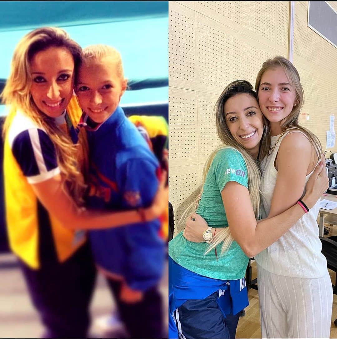 Veronika Rudychevaのインスタグラム：「Сборная Бразилии 🇧🇷 2013г. Познакомились в Баку на чемпионате Мира 🌍 и спустя 8 лет встретились снова😍  Приехали к нам готовится к чемпионату Мира в Токио 🇯🇵 Мне кажется это должно было случиться ❤️🤩2021г💪🏼」
