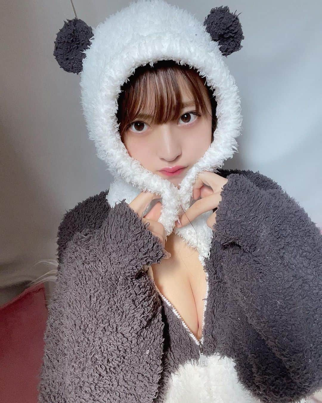 竹内星菜さんのインスタグラム写真 - (竹内星菜Instagram)「おはよ！！ もこもこパンダの季節です🐼 . . .  #自撮り女子 #여자 #followｍe #follower #女孩 #섹시한 #fashion #ınstagood #photooftheday #art #cute #style #me #패션스타그램 #セルフィー #igersjp #selfie #팔로우환영　#underwear  #lingerie #란제리 #속옷 #くびれ #竹内星菜  #グラビア #コスプレ #ジェラピケ #gelatopique #ルームウェア」10月17日 10時09分 - seina0227