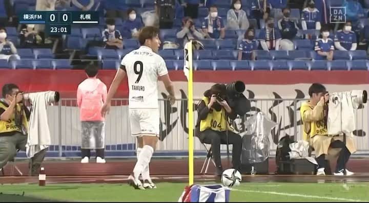 菅大輝のインスタグラム：「今季リーグ戦、初ゴール💪  遅すぎる。  今シーズンも後、6試合。 サポーター、チーム、自分の為に頑張ります💪  　 #今季リーグ戦初ゴール」