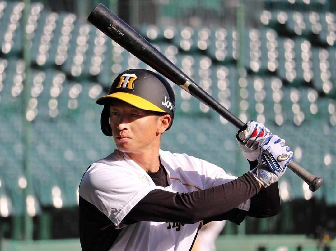 阪神タイガースさんのインスタグラム写真 - (阪神タイガースInstagram)「今日から甲子園で5連戦‼︎ まずはカープと2試合です！  試合前練習の様子をお届けします！  #佐藤輝明 選手 #ジョーガンケル 選手 #近本光司 選手 #小林慶祐 選手 #坂本誠志郎 選手 #阪神タイガース #挑超頂」10月17日 16時35分 - hanshintigers_official