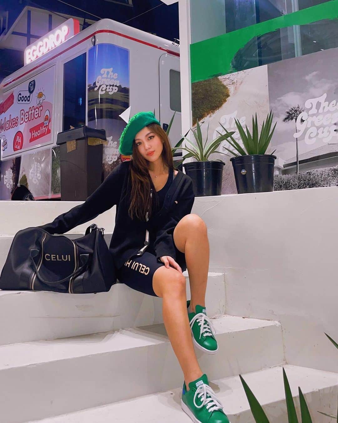 キム・ヒジョンのインスタグラム：「Green day⛳️💚 @thegreencup.official」