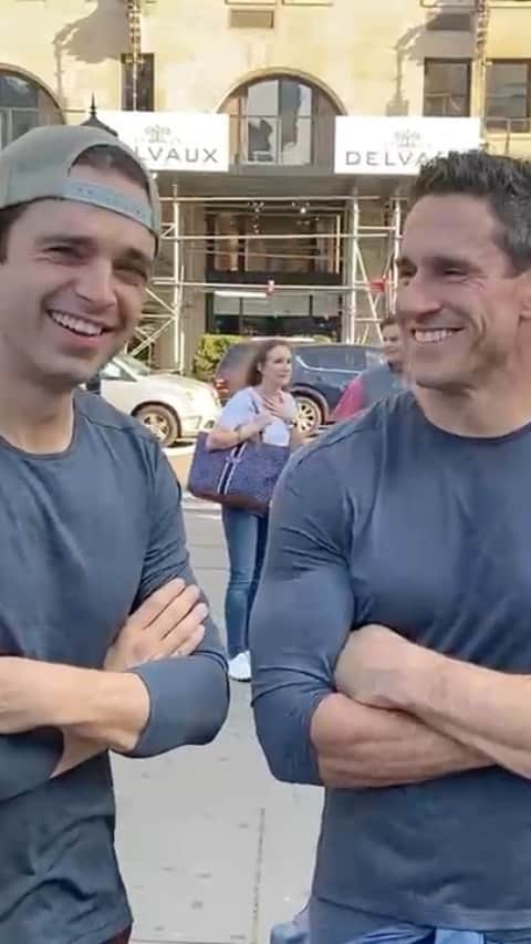 セバスチャン・スタンのインスタグラム：「We will be participating with @Davidkilgore & Team @on_running on Tuesday, October 26th, in NYC and getting together for the Empire State Building Run-Up in order to raise funds for Equity Designs. @equitydesigninc is on a mission to train 150 teachers on how to use physical activity to enhance learning & impact the health of over 4500 Bronx youth.  YOU CAN WIN A SPOT TOO! Link in Bio. With a donation of $10 you are entered into the raffle! Each entry is $10. No limit to the number of entries. Example: a $50 donation equals 5 entries.   All entries will receive Don & David’s running program. One Lucky Winner will be selected on Monday, October 18th.  The Winner will receive an all access pass to the Empire State Building Run-Up, hang out with Gym Mafia before the Run-Up, compete in the event, and enjoy the view of NYC from the 86th floor of the Empire State Building after the run.   IF YOU CAN'T COME TO NYC, YOU CAN STILL PARTICIPATE! Gym Mafia will FaceTime you while at the event.  100% of all funds raised will be donated to Equity Designs. #gymmafia  @shimthe13 WHERE ARE YOUUUU????」