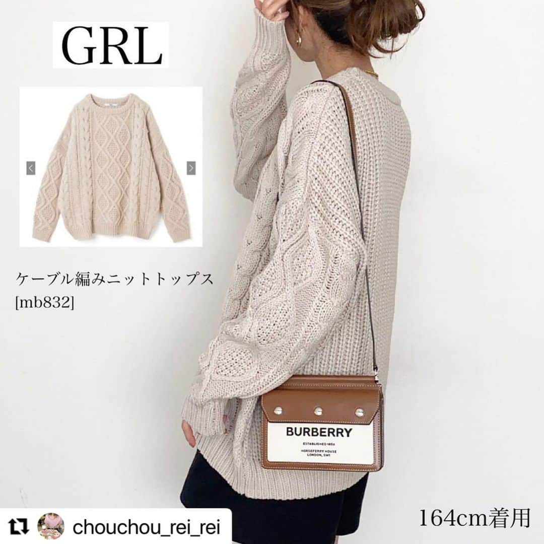 GRLさんのインスタグラム写真 - (GRLInstagram)「【👆画像をタップすると購入できるよ👆】 @chouchou_rei_rei さん にGRL商品着用して頂いております💕 ありがとうございます✨ . @grl_official #グレイル #grl #プチプラ #ootd #fashion #プチプラコーデ #outfit #ファッション #可愛い #かわいい #コーデ #コーディネート #cute #大人カジュアル #カジュアルコーデ#GRL購入品#グレイル購入品#購入品 #ニットトップス」10月18日 13時01分 - grl_official