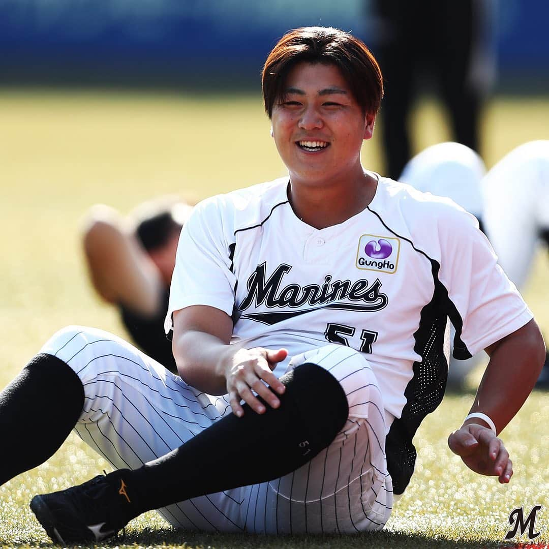 千葉ロッテマリーンズさんのインスタグラム写真 - (千葉ロッテマリーンズInstagram)「#SmileyMarines #MondayMotivation #chibalotte」10月18日 9時41分 - chibalotte