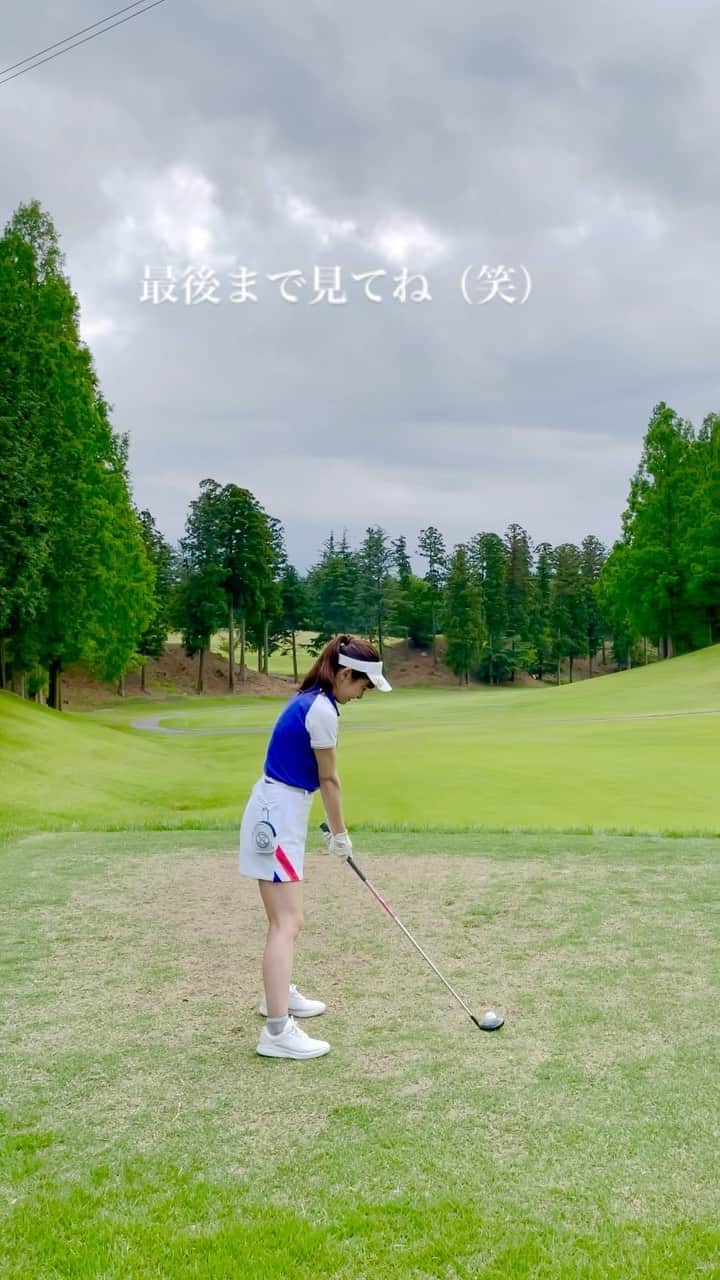 中庄司愛希のインスタグラム：「ふざけてるわけではない⚠️のにいつもこんな感じになるのはなんで🙃⛳️ #ゴルフ女子 #ゴルフラウンド動画 #ラウンド動画 #ゴルフ #スイング動画 #ゴルフ場 #リール #リール動画 #reels #reel #ゴルフウェア」