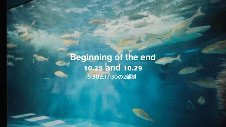 椎名琴音のインスタグラム：「【Movie公開】  🐠Beginning of the end🐠  昨日全てのゲスト発表 リハで生まれた即興音楽に 紹介まとめたもの作りました！ 見てみてください🍀⭐️  Special guest #白磯大知  #錫木うり  @piggy_uri  #伊藤壮太郎  @itousoutarou   #市野美空  @soranoue7  #椎名琴音  10.25and10.29（両日2部制） start 15:30 start 17:30 NOSE art garage 表参道  【予約フォーム】 @noseartgarage  のプロフィールにあります ホームページからお願いします！！」