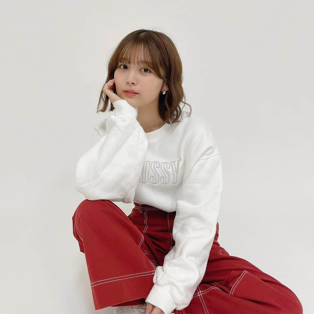 のインスタグラム：「今日の私服は全身 #moussy」