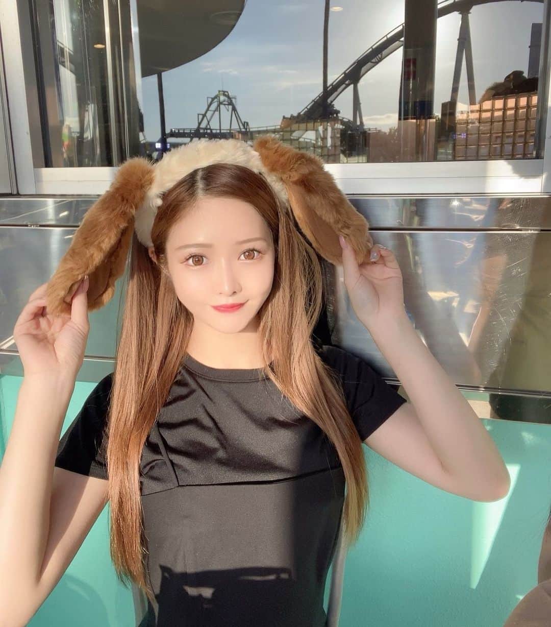 椎名麗のインスタグラム：「またすぐユニバ行きたい🐶」