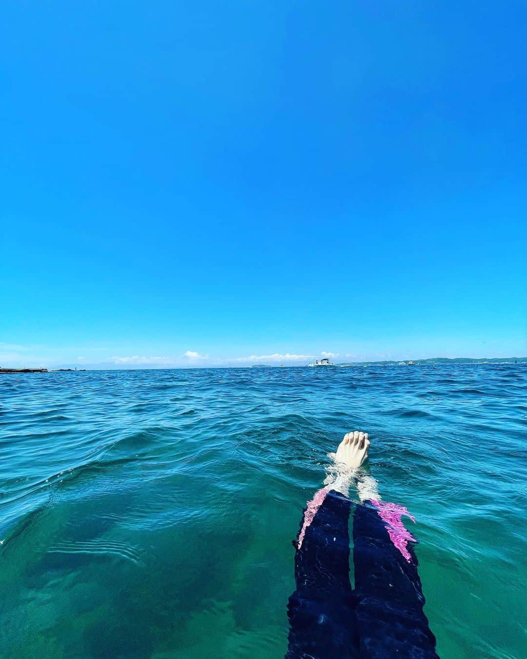 片山萌美のインスタグラム：「🐬 もう夏が恋しい  #japan #ocean」