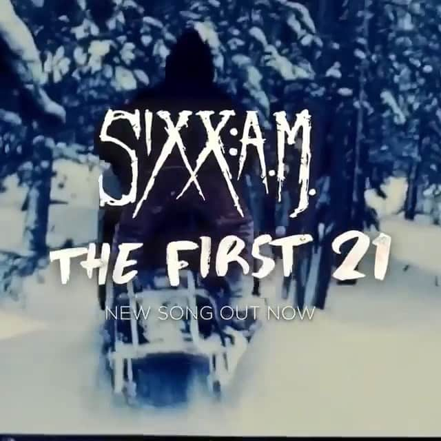 SIXX:A.M.のインスタグラム：「The Official video for 'The First 21' Is Out Now!  #TheFirst21 Book is OUT NOW!  Find Frank Feranna's journey to becoming Nikki Sixx at your local or digital retailer now. Available as hardback, ebook or audiobook. Link in bio.  #sixxam #thefirst21」