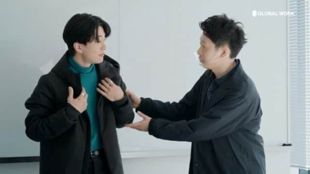福永浩平のインスタグラム：「10/21(木) GLOBAL WORK　 公式Webサイト(https://globalwork.jp)にて公開の ”ファッションエディターが突撃！ GLOBAL WORKの訪問試着！”に出演致します🕊  みんなチェックしてね。🙆🏿‍♂️  @globalwork_official 　 @globalwork_men_official  #globalwork #グローバルワーク #グローバルワークの突撃試着 #軽くてあたたかいって最高にスマートだ  ＃雨のパレード」