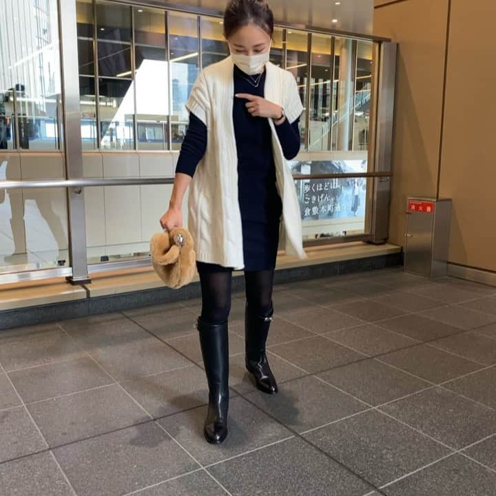 CHIAKIのインスタグラム：「. . . 千晶さん 今日ボディコンシャスやん。  #ボディコン千晶 #stellamccartney  #cen_jp #hermes #jilsander」