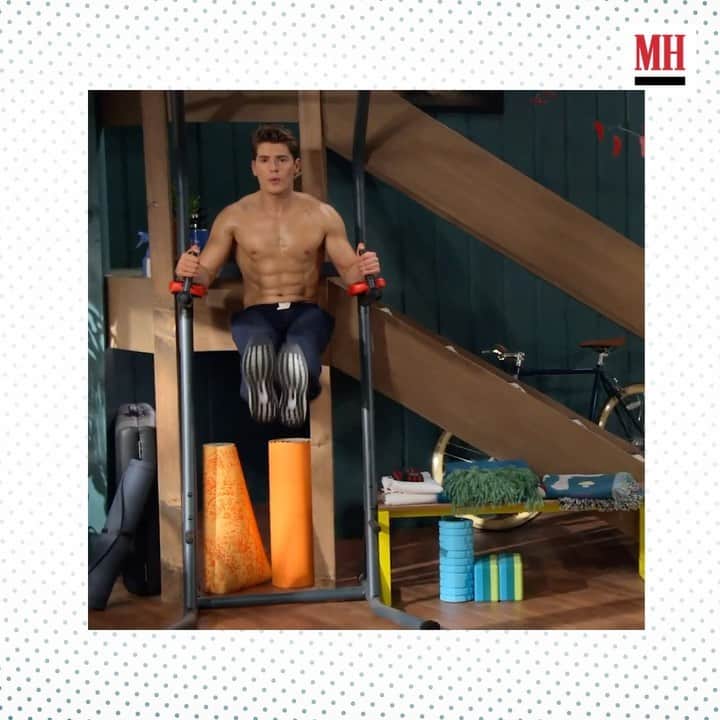 グレッグ・サルキンのインスタグラム：「Filmed some of my favourite workouts with @menshealthmag that helped me get ready for the show - @kevkevorkian appreciate you brother 💪💪link in bio」