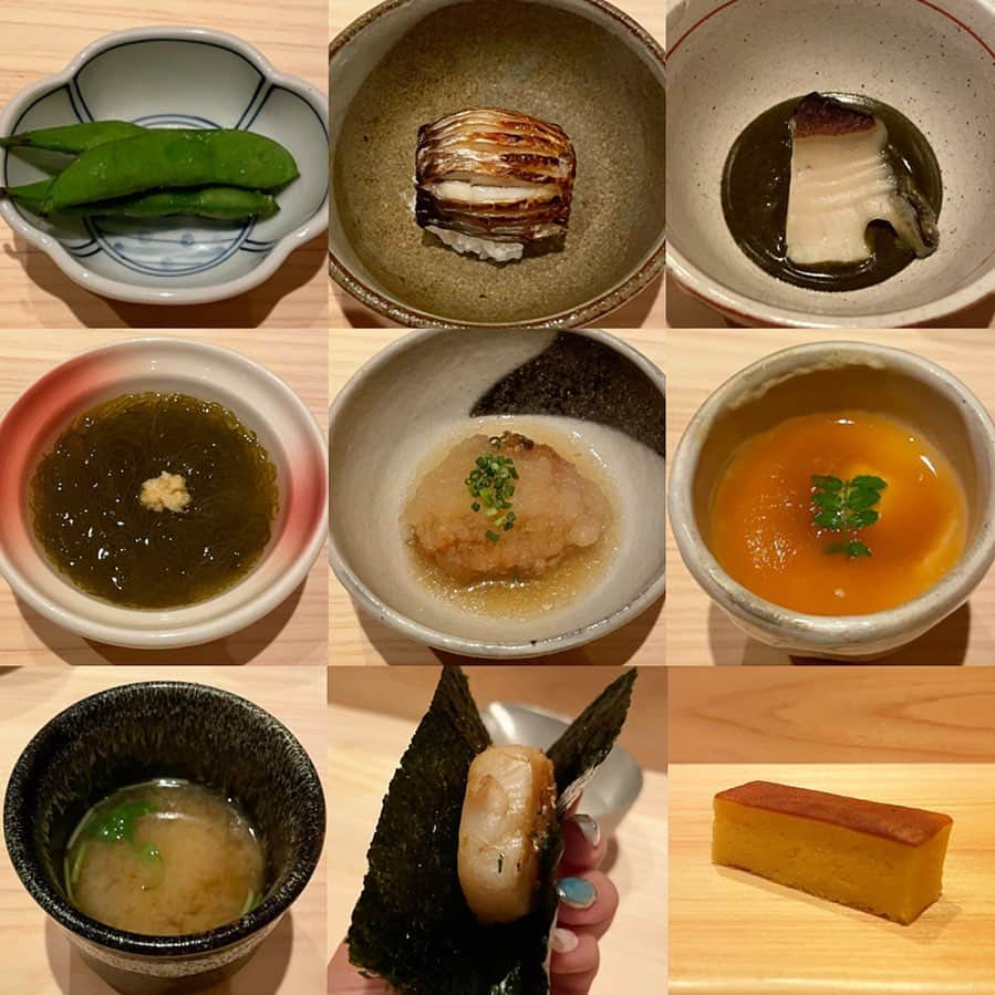 はんなさんのインスタグラム写真 - (はんなInstagram)「鮨利崎 青山🍣 前日にわがまま言って連れてきて貰ったところ🤣❤️ . 最初から最後までぜーんぶ美味しくて すぐに予約困難店になるねって話してたんだけど もう既に超予約困難店みたい🥺💓✨ . はんながお寿司大好きだから お寿司連れていってくれるお客様がいて 本当にうれしいな🥰 の、反面太ってしまう、、、😮‍💨笑 . .  #時差投稿 #キャバクラ #キャバ嬢 #キャバ #新宿 #歌舞伎町 #六本木 #大阪#水商売 #シャンパン #寿司#鮨 #鮨利崎 #予約困難店 #超予約困難店 #グルメ#青山 #南青山 #女子会 #すしすたぐらむ  #instafood #dinner #instagram #instagood #instapic #instalike #followｍe #selfie #fashion #🍣」10月22日 12時41分 - hannna_0708