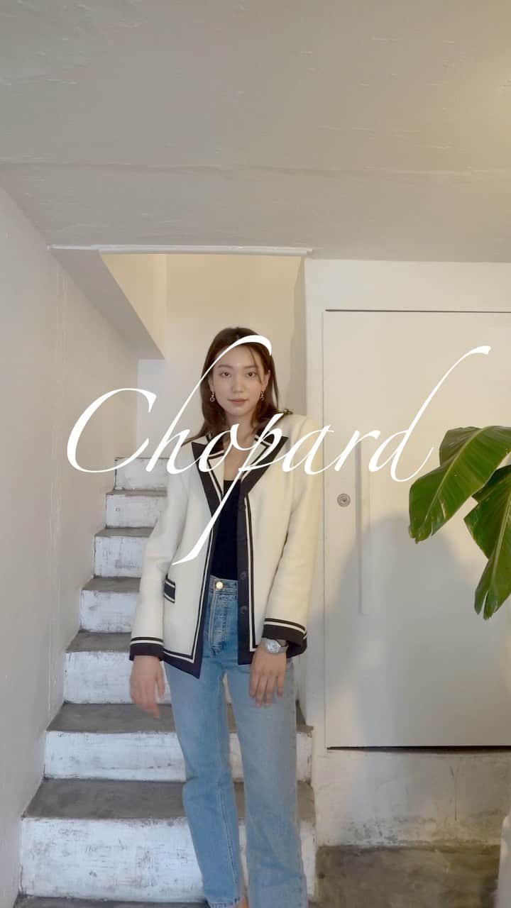 イ・ホジョンのインスタグラム：「3ways with @chopard ❤️‍🔥  #ChopardHappyDiamonds #ChopardHappyStyle #ad」