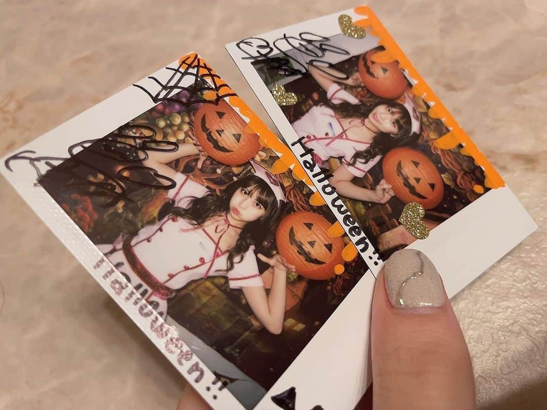 竹内星菜さんのインスタグラム写真 - (竹内星菜Instagram)「いま、落書きチェキ描いてるのん🎃」10月22日 21時13分 - seina0227